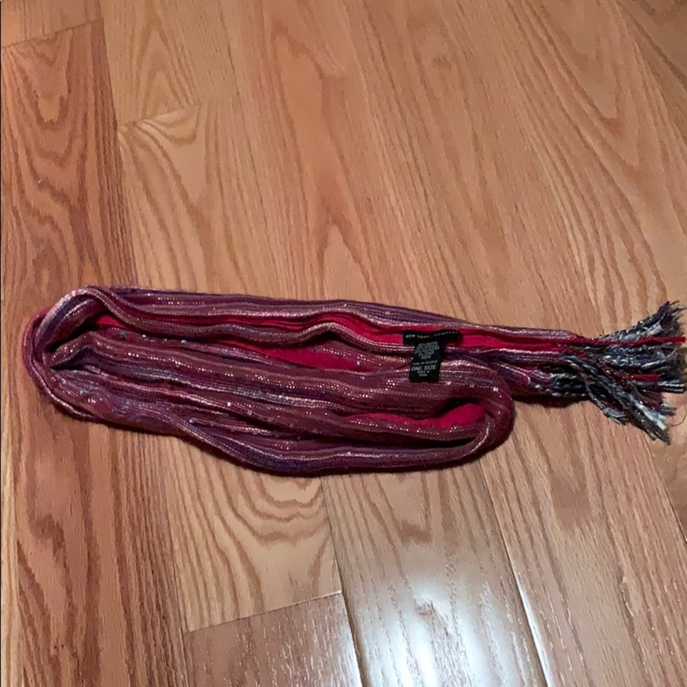 Pink light scarf